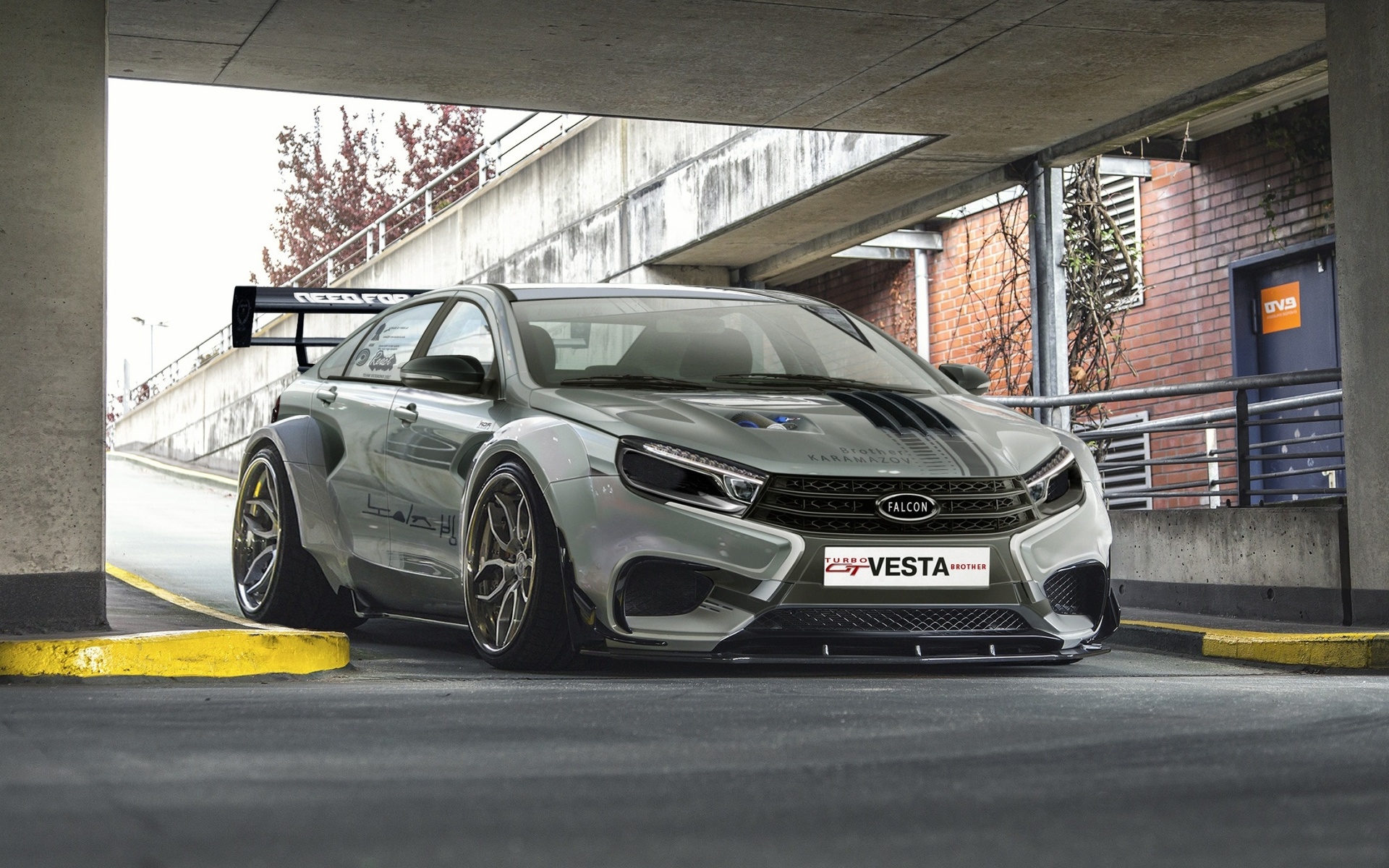 lada vesta, supercars, tuning