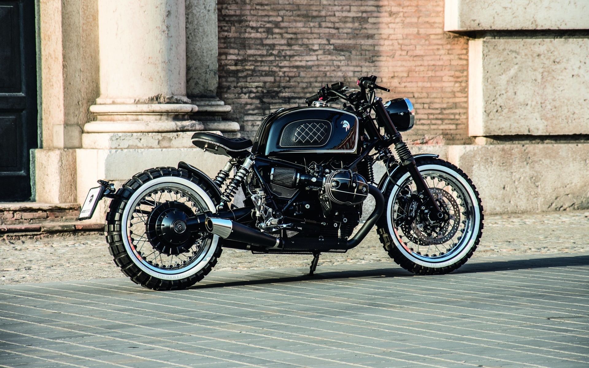 bmw r nine t, motorcycle, bobber, retro, 