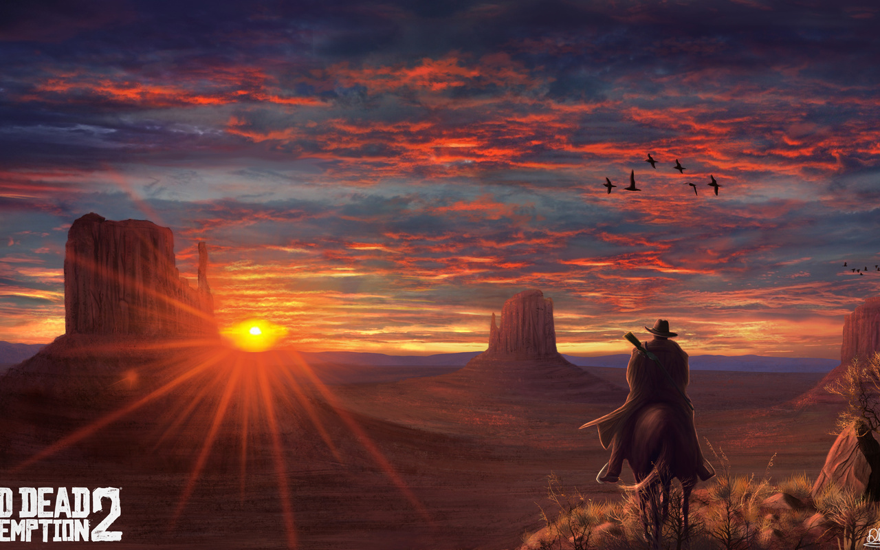 red dead redemption, 2, fanart, games