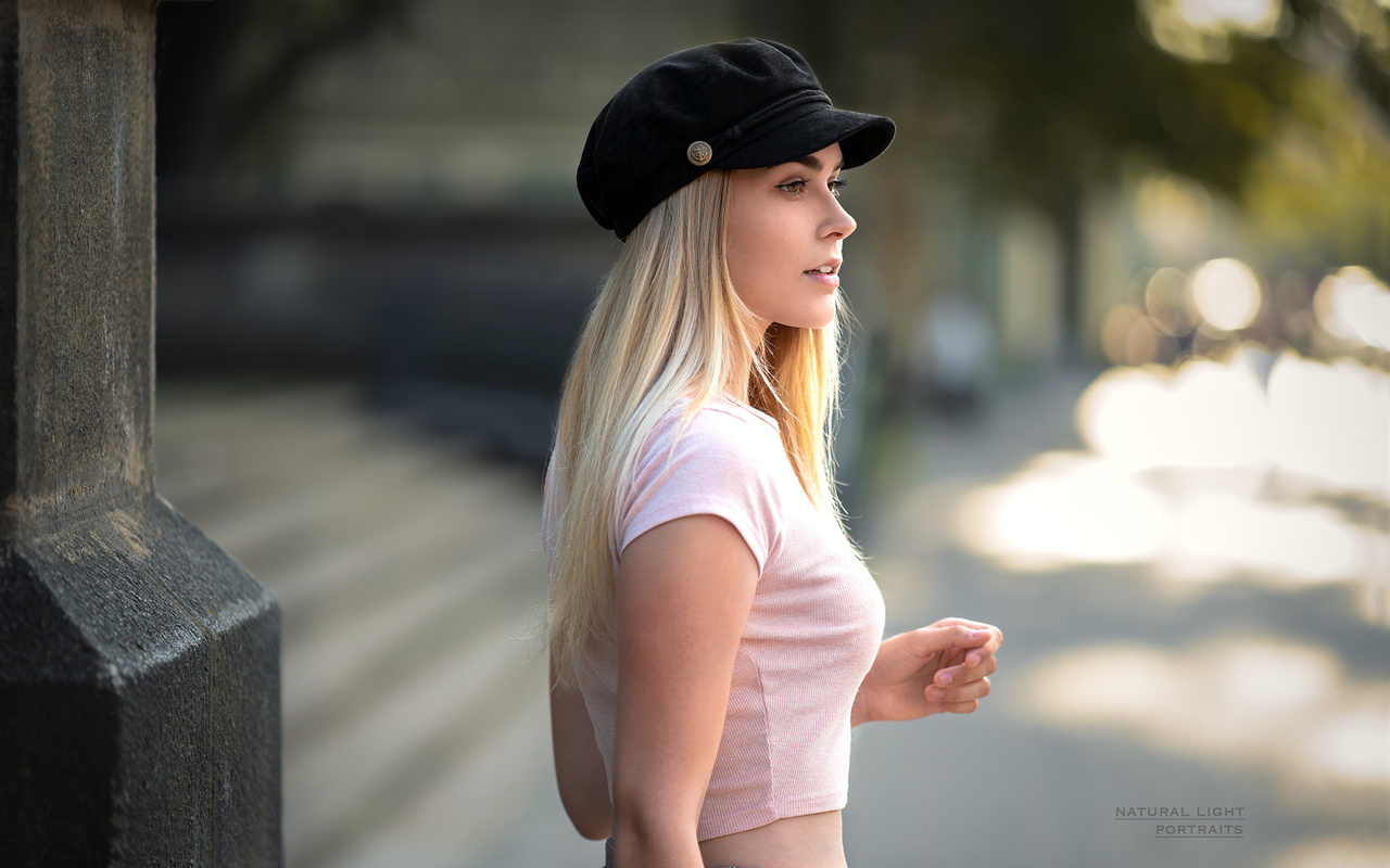 women, blonde, portrait, bokeh, robert chrenka, ,,,