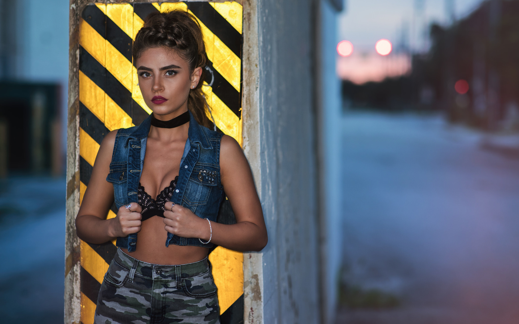 women, christopher rankin, tanned, portrait, denim