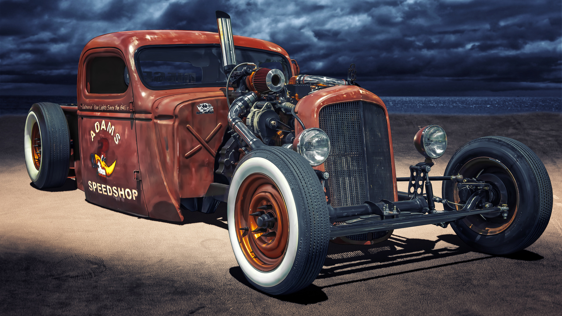 hot rod, v8, , ,