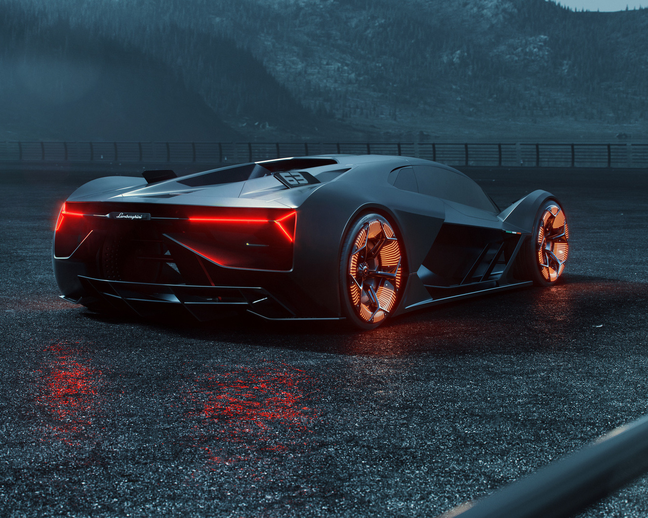 lamborghini, terzo, millennio, 2019,  , 