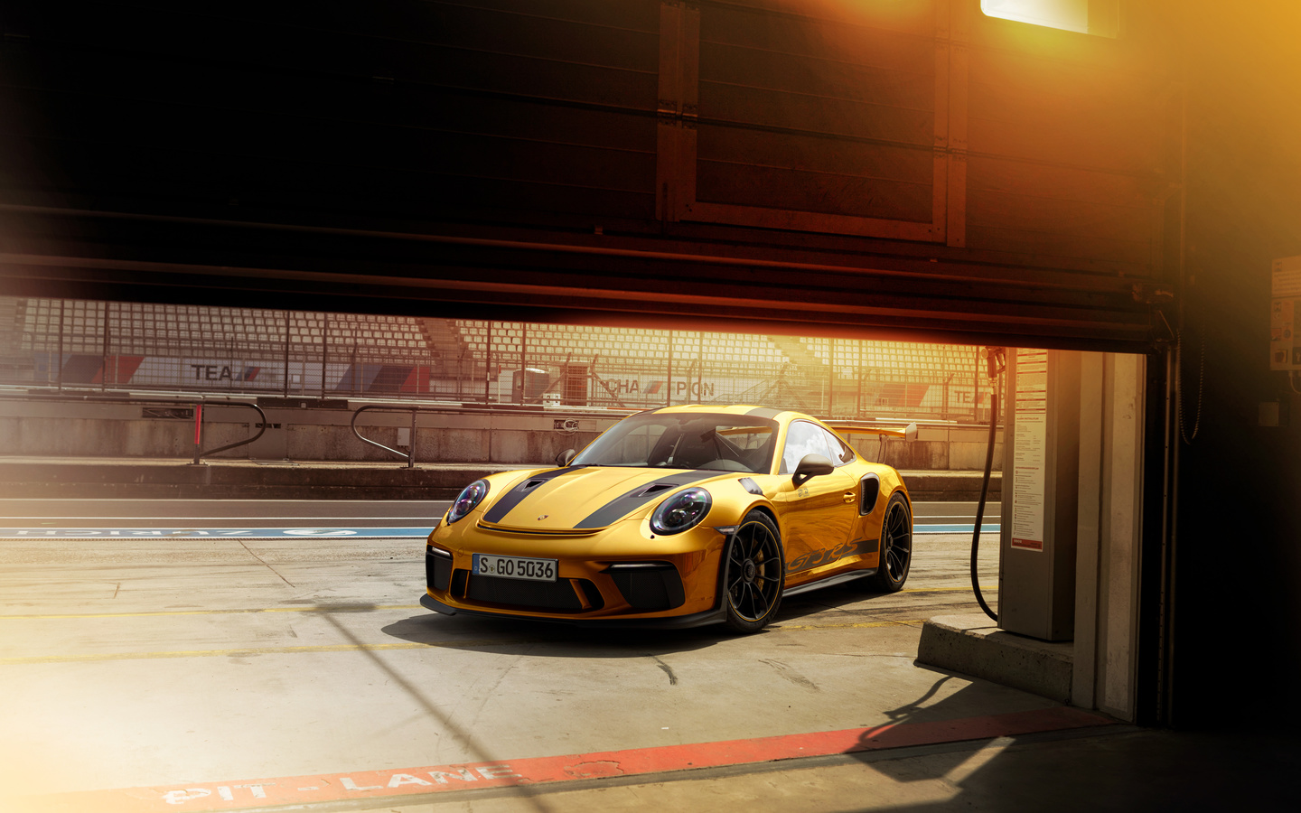 porsche, 911, gt3, rs, gold