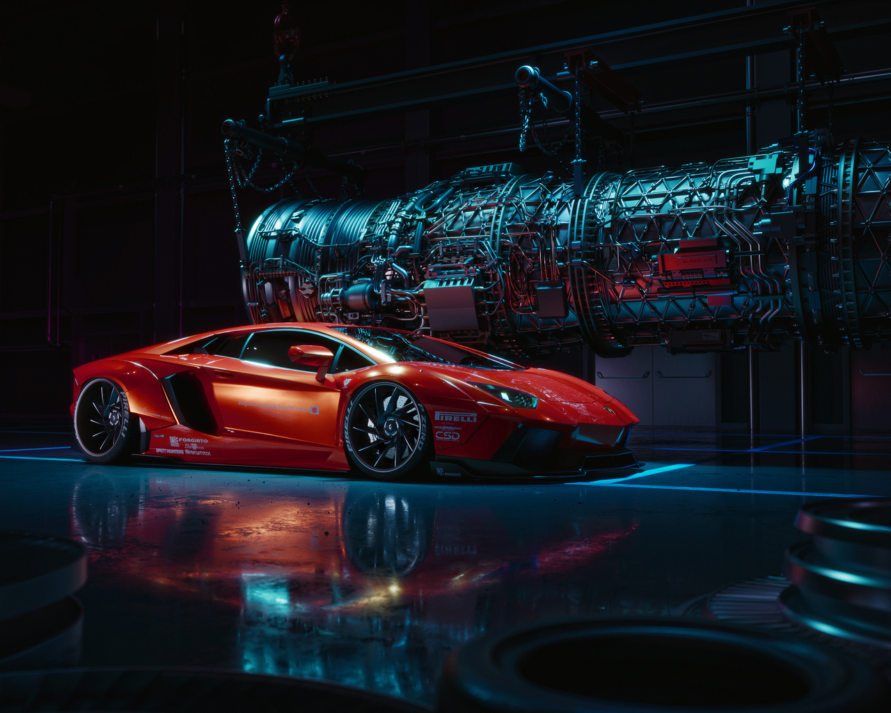 lb, aventador cgi, lamborghini, aventador, cgi