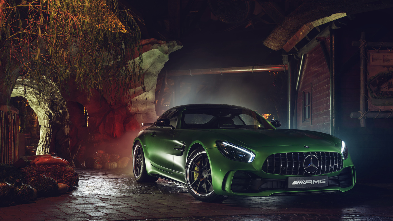 green, mercedes, amg, gt r