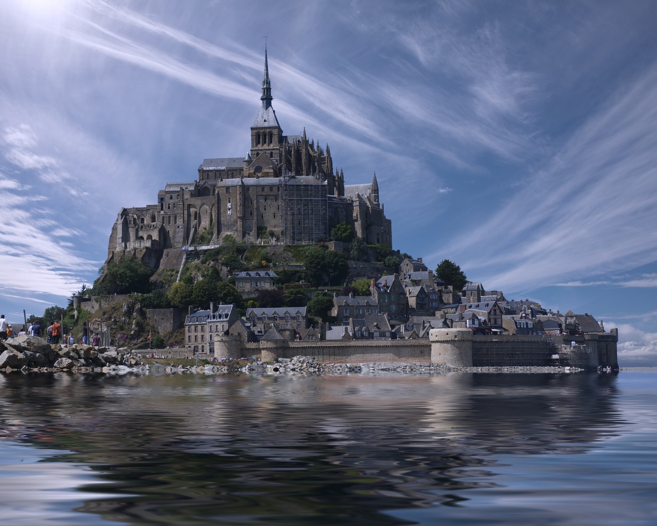  , , , castle, of mont-saint-michel, normandy, 