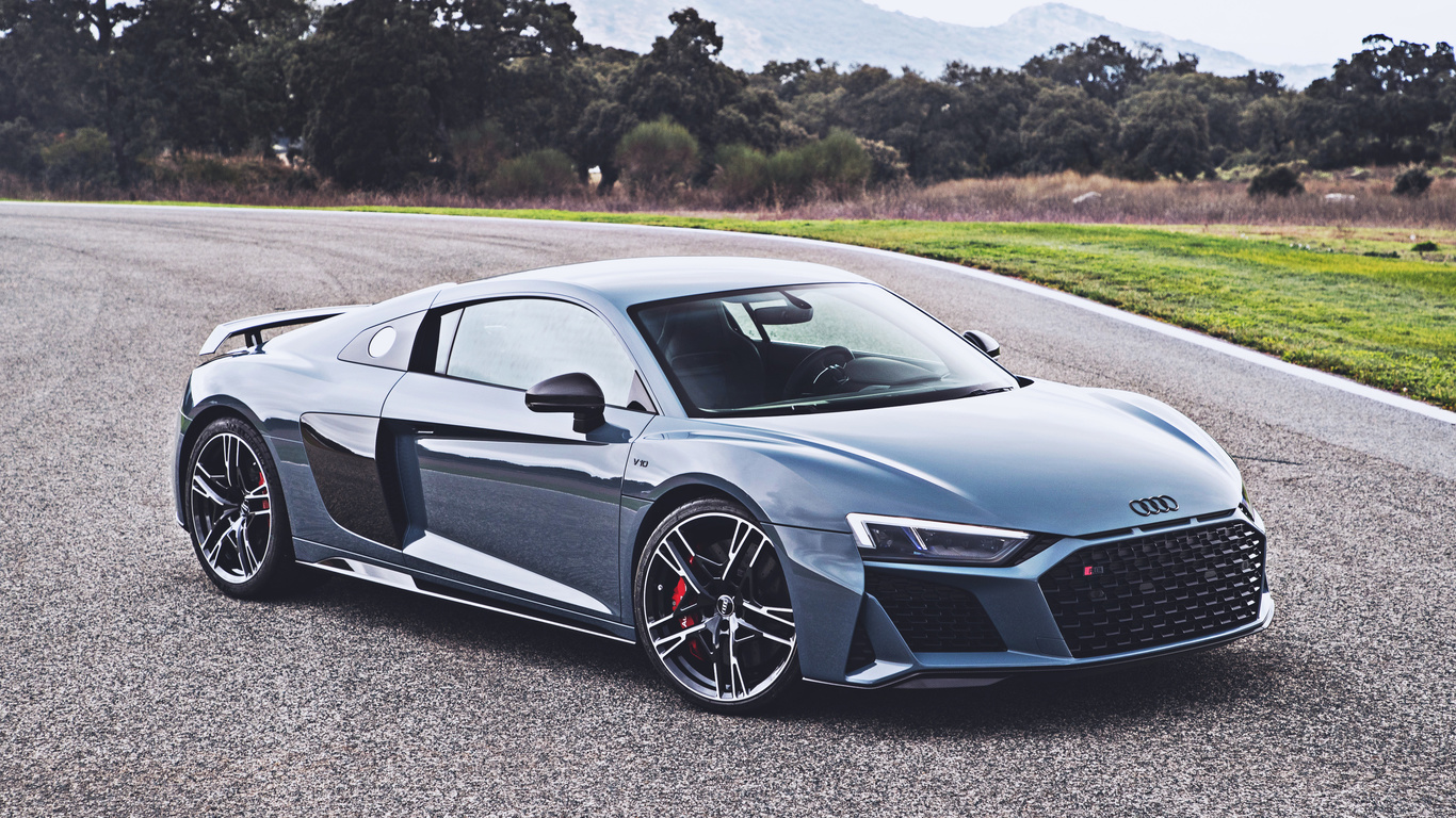 audi, v10, hdr, 2019, cars, supercars, gray, r8