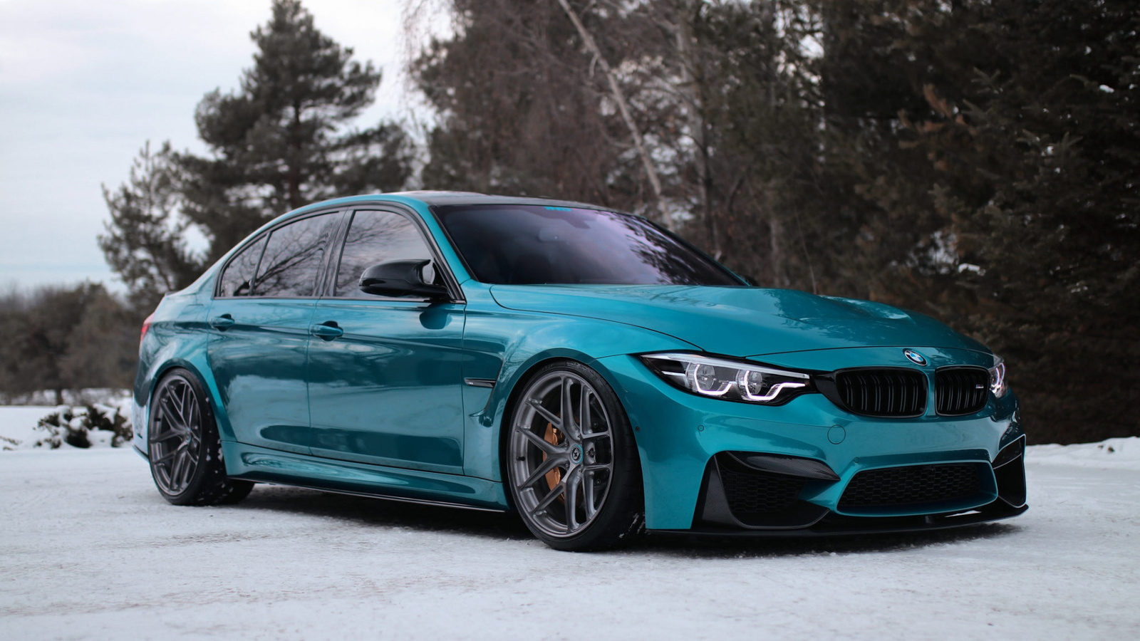 bmw, m3, blue, sedan, turquoise, tuning