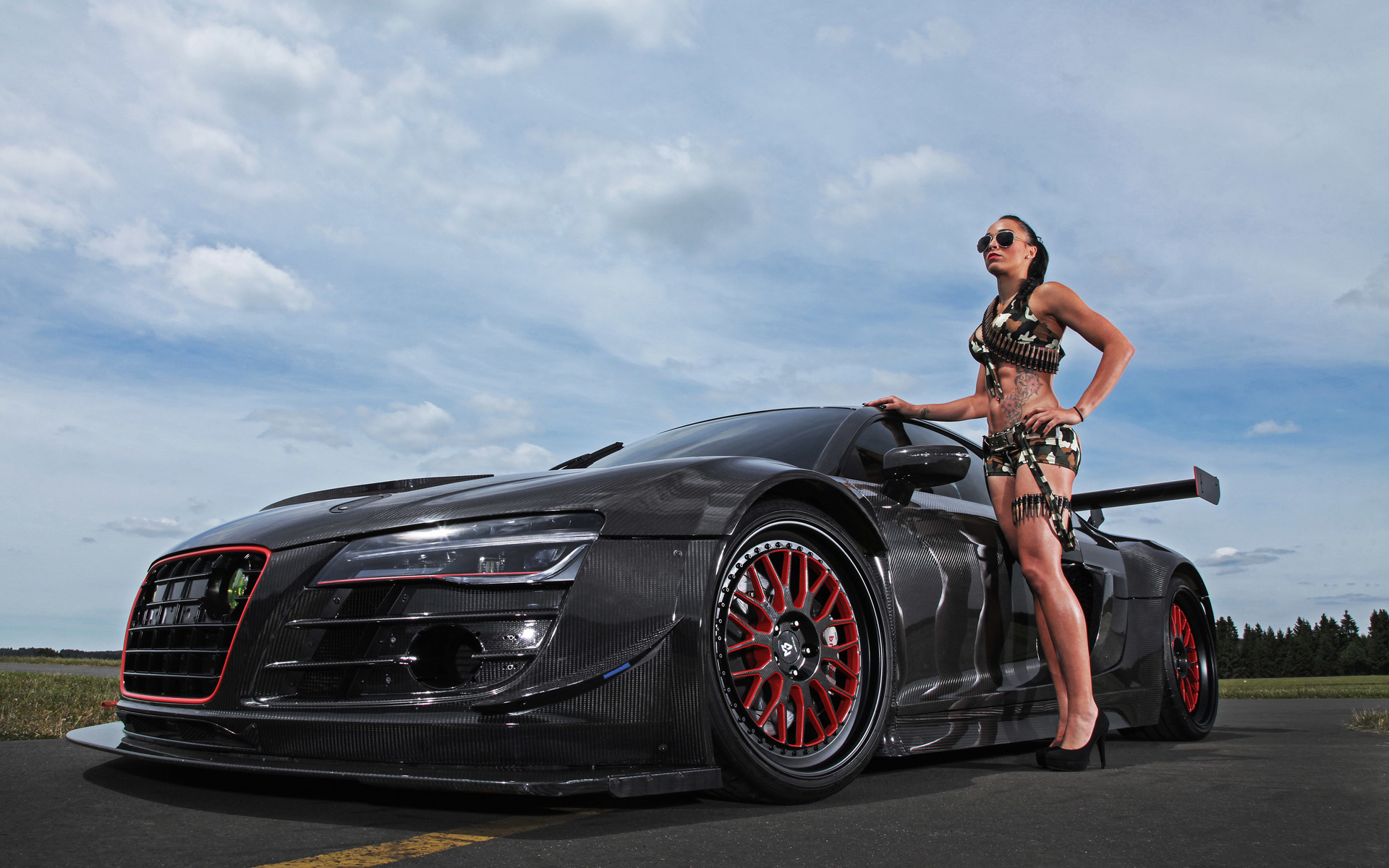 audi, r8-v10, plus widebody, cars, carbon