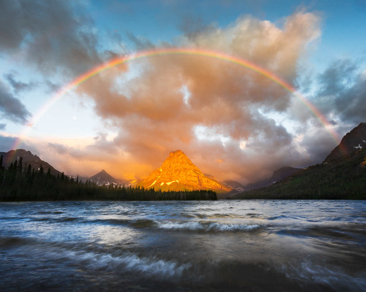 glacier, national park, 