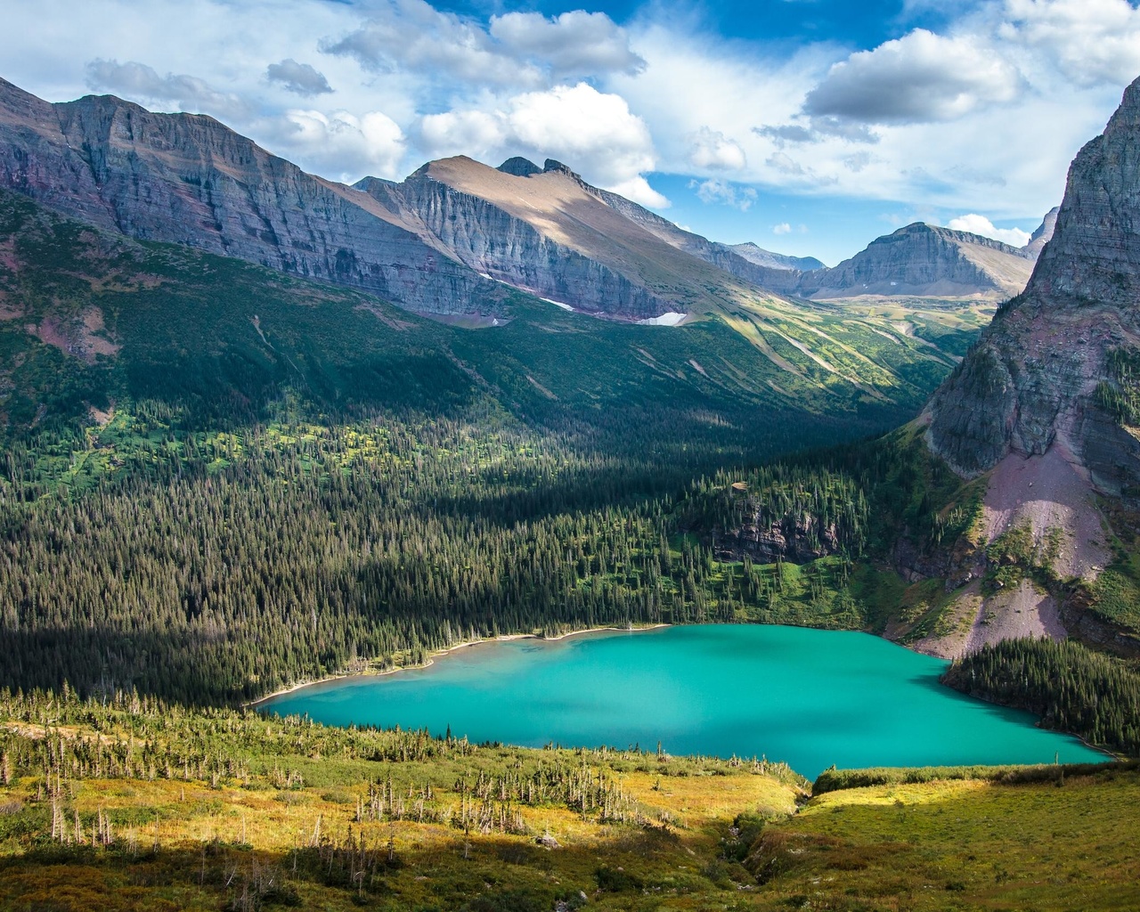 glacier, national park, grinnell lake, , , , , , , 