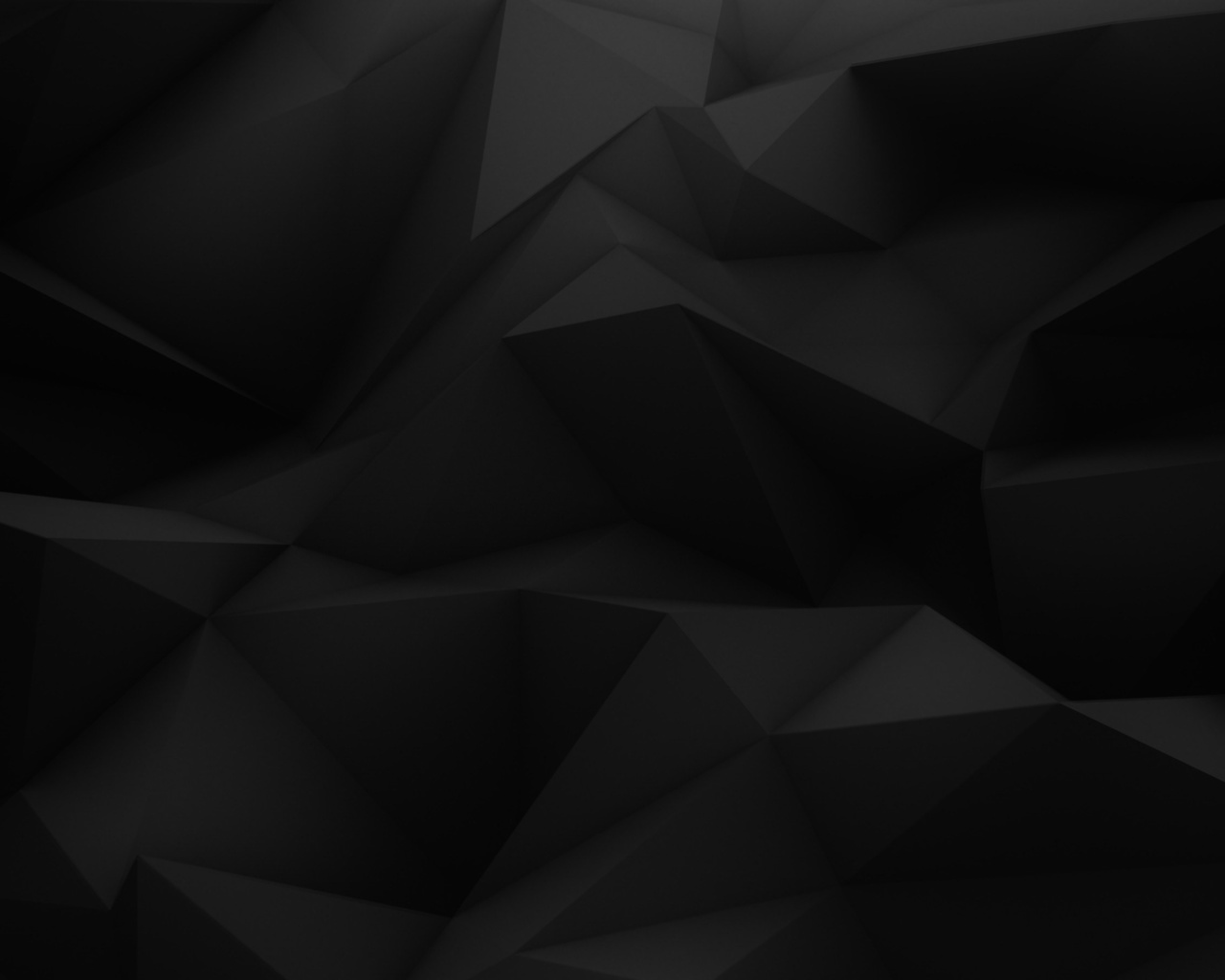 dark, abstract, black, low, poly