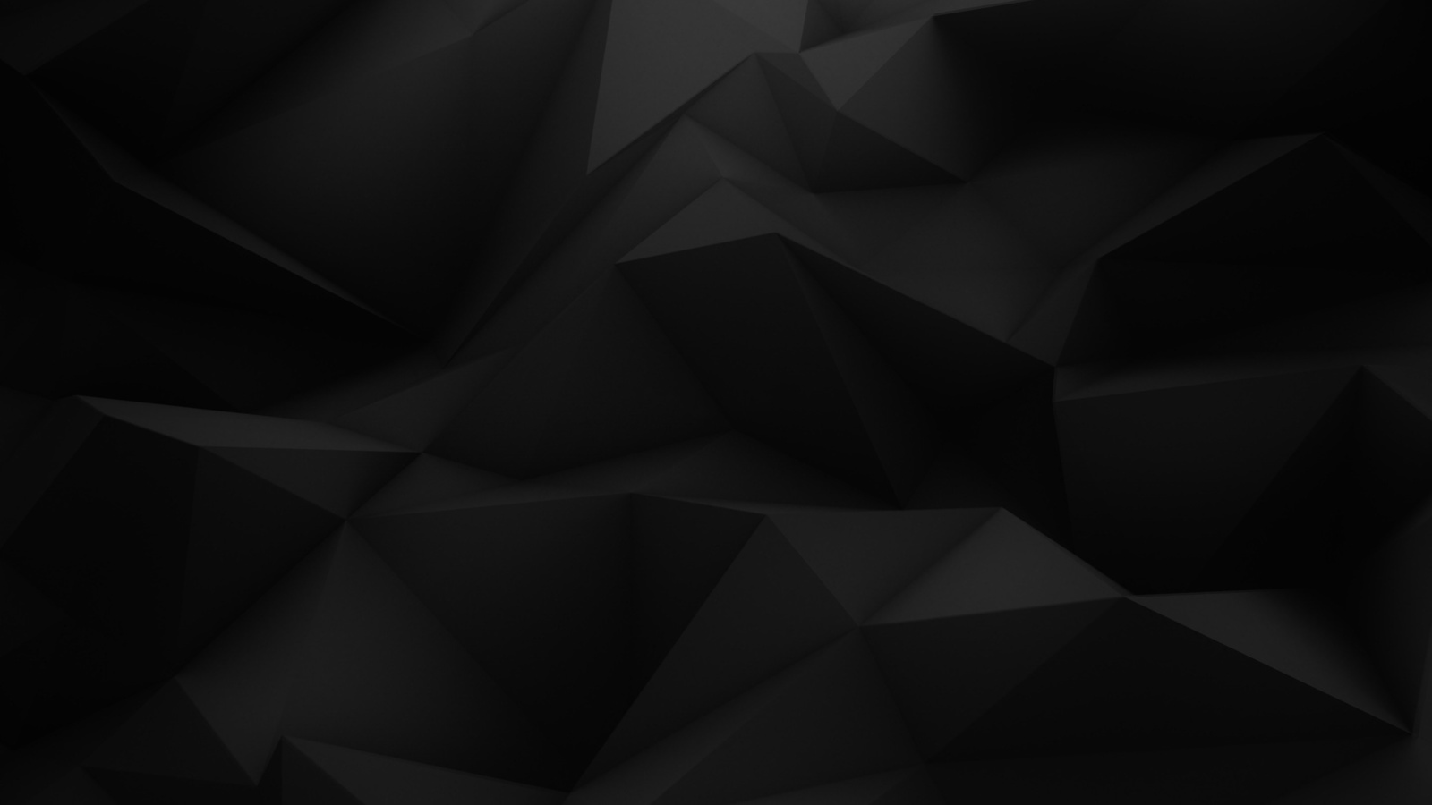 dark, abstract, black, low, poly