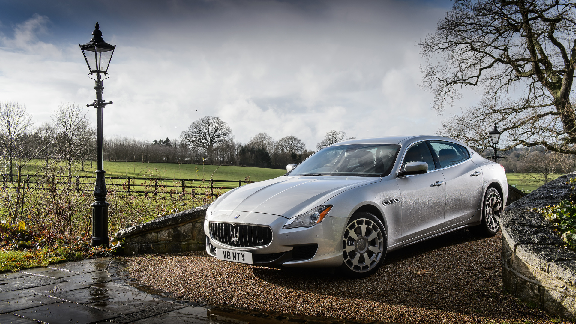 maserati, quattroporte, luxury car, silver