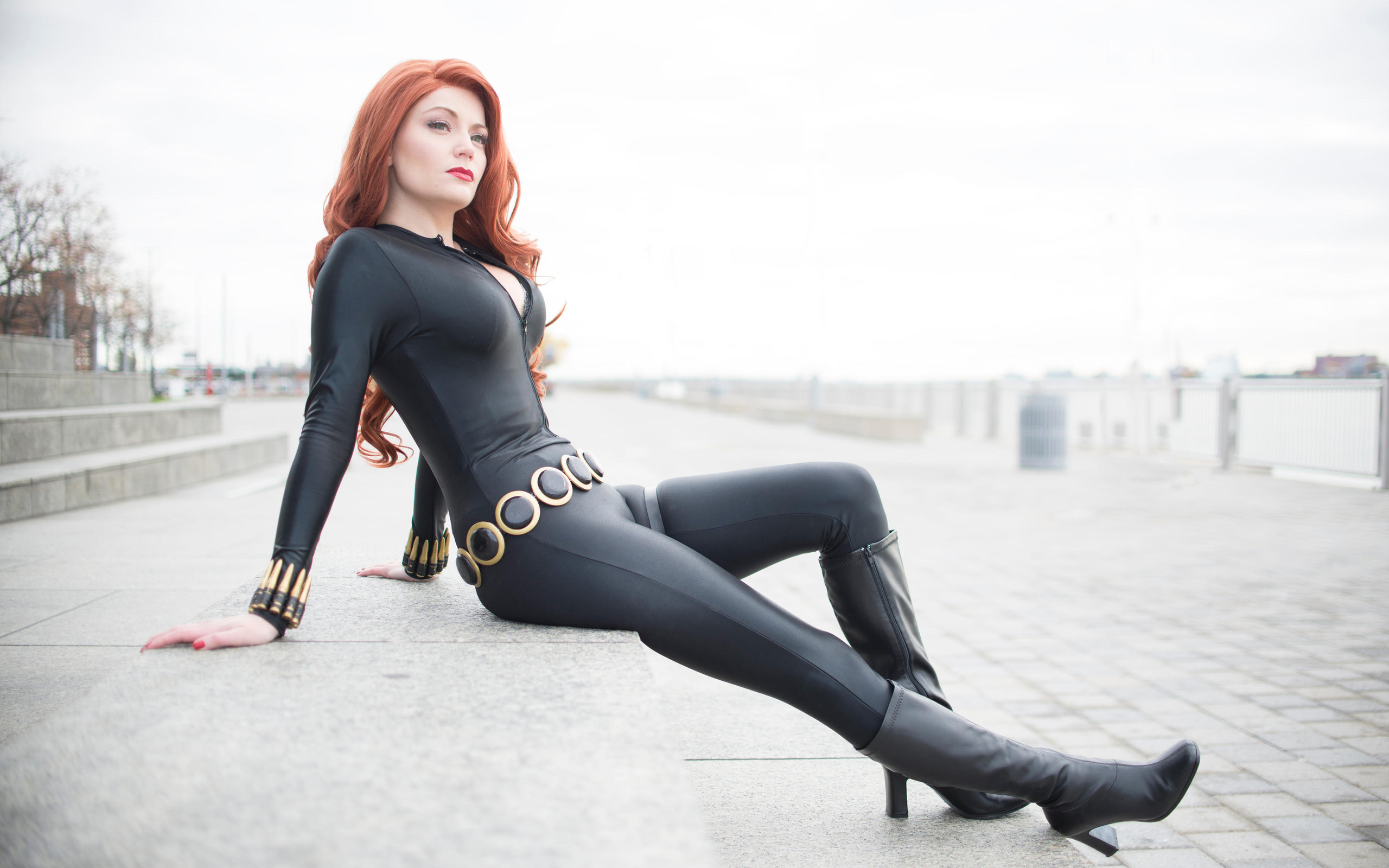 cosplay, black, black widow, marvel, , , ,  