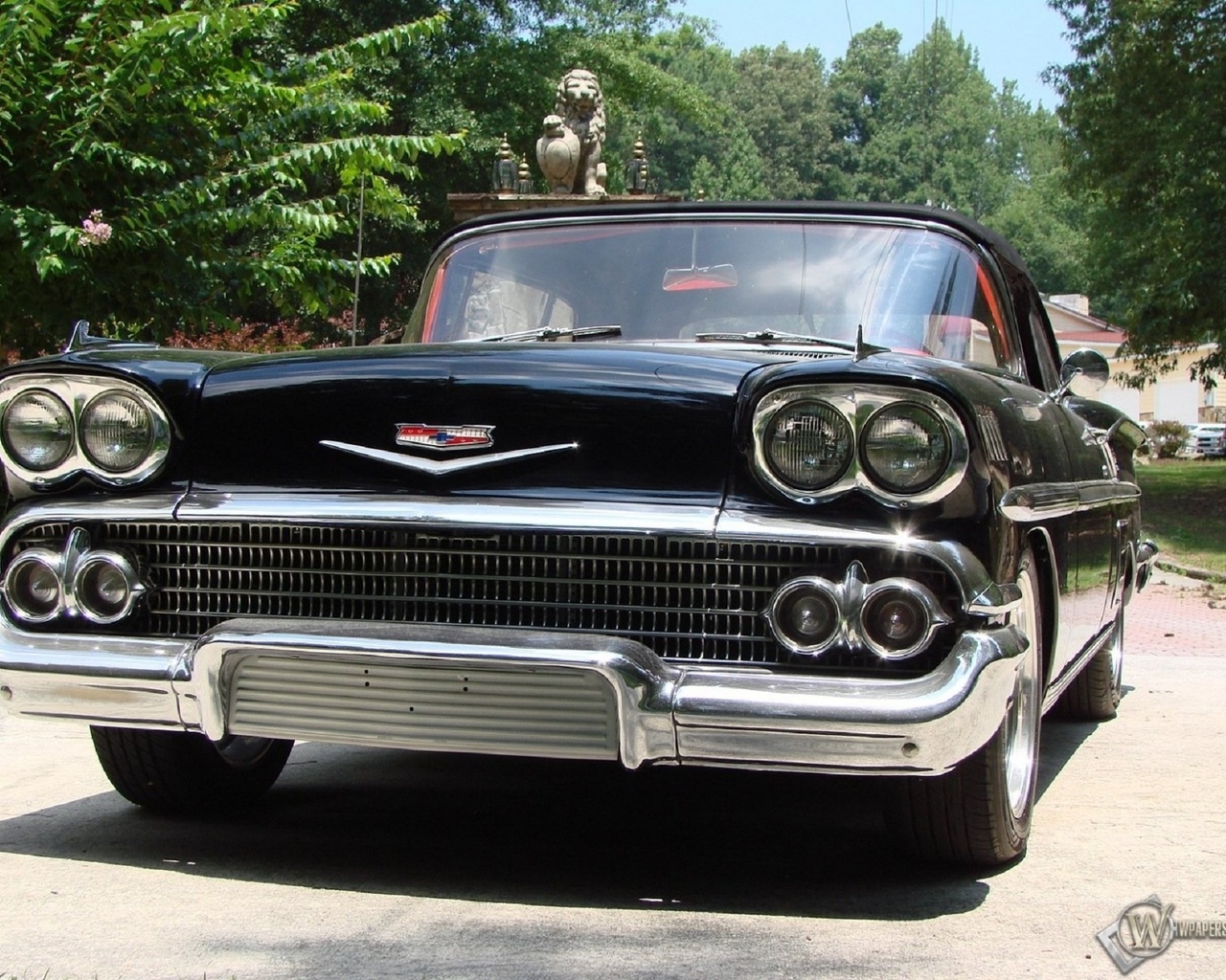 chevrolet, coupe, 1958, retro