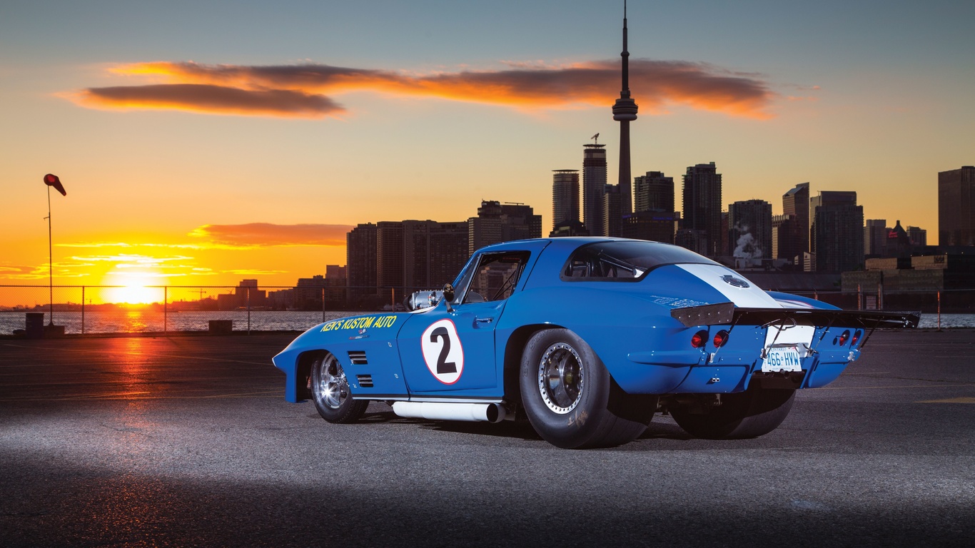 1966, chevrolet, corvette, cn tower