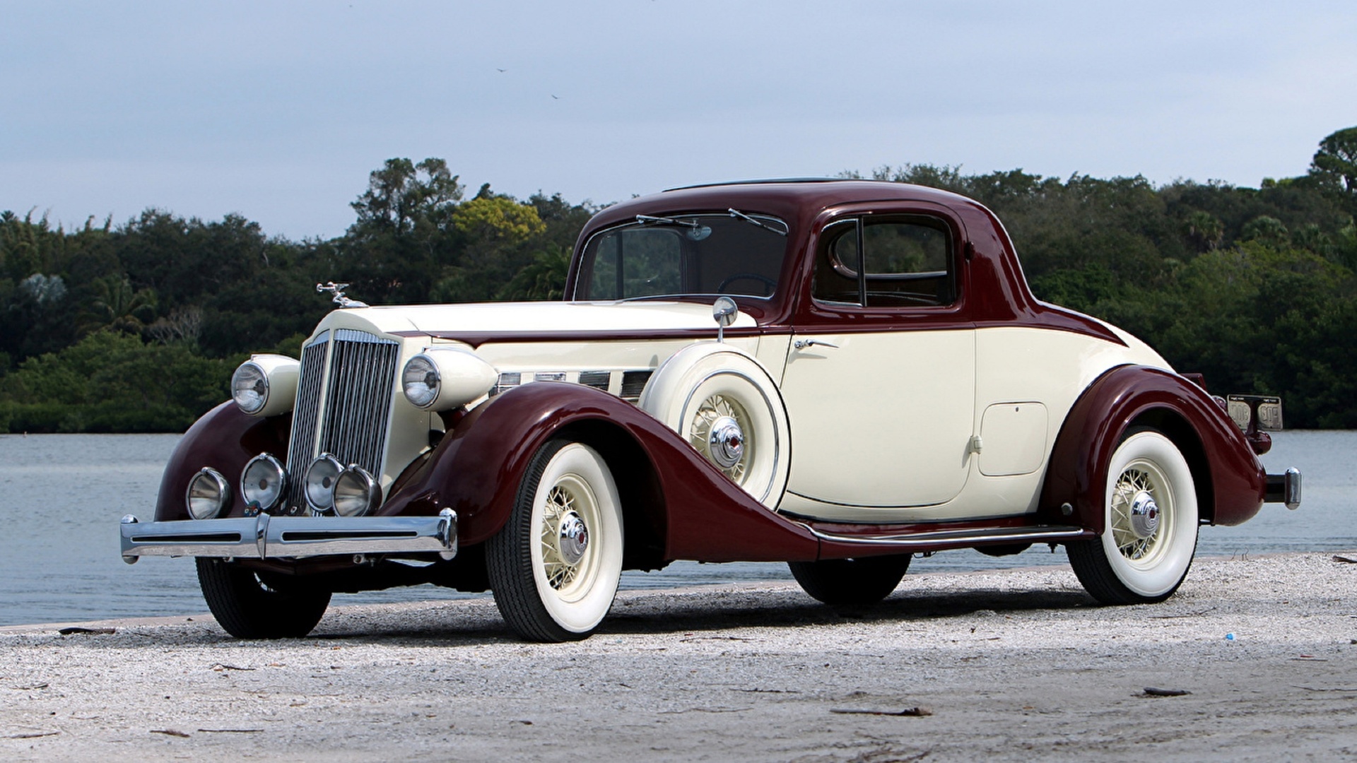 packard, super, eight, coupe, 1936