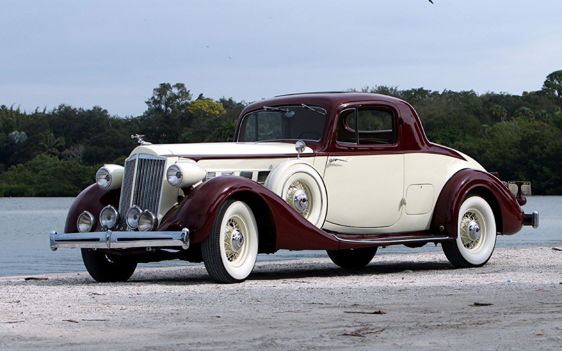 packard, super, eight, coupe, 1936