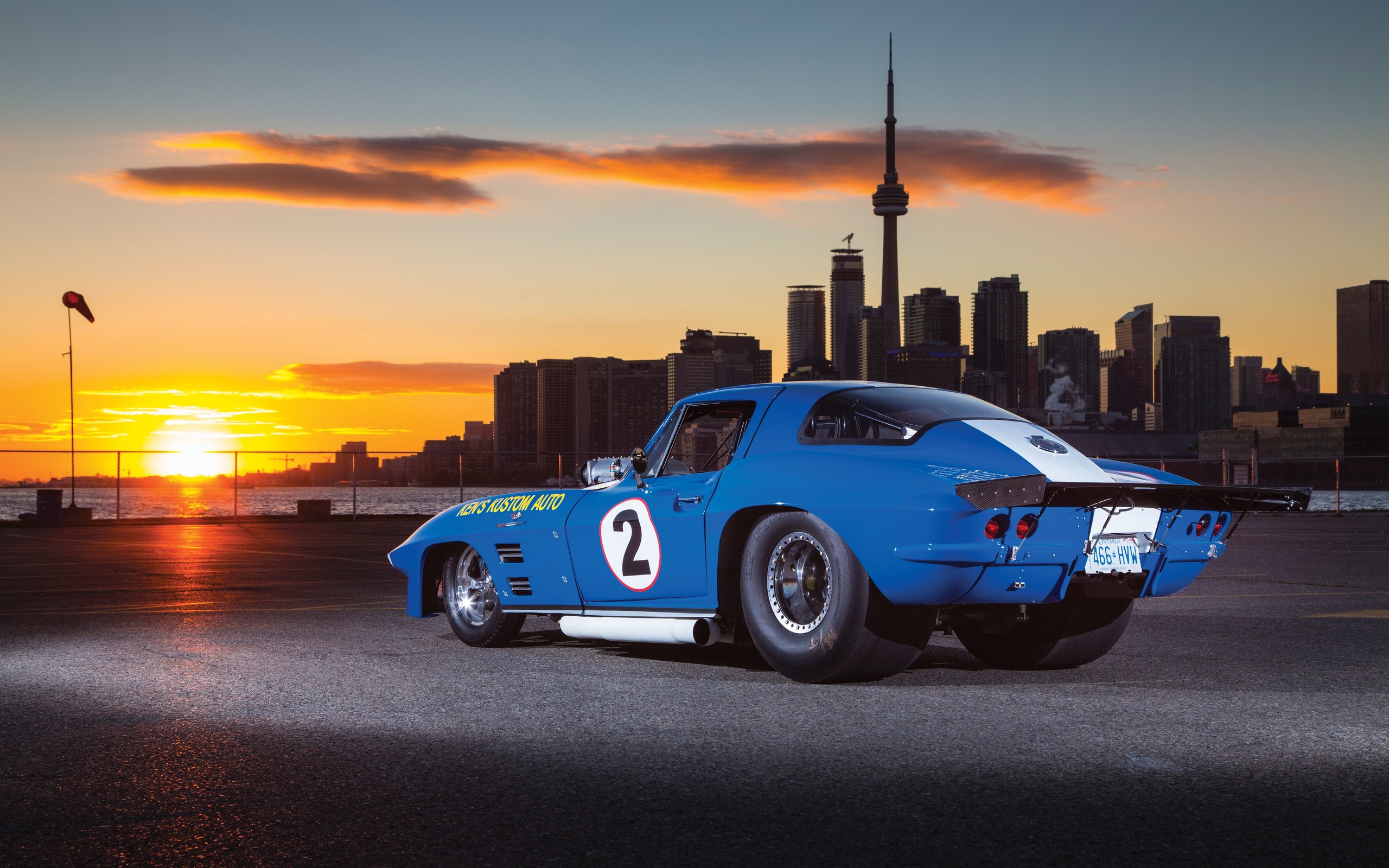 1966, chevrolet, corvette, cn tower