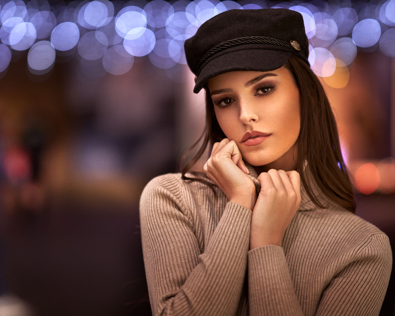 women, bokeh, portrait, maarten quaadvliet