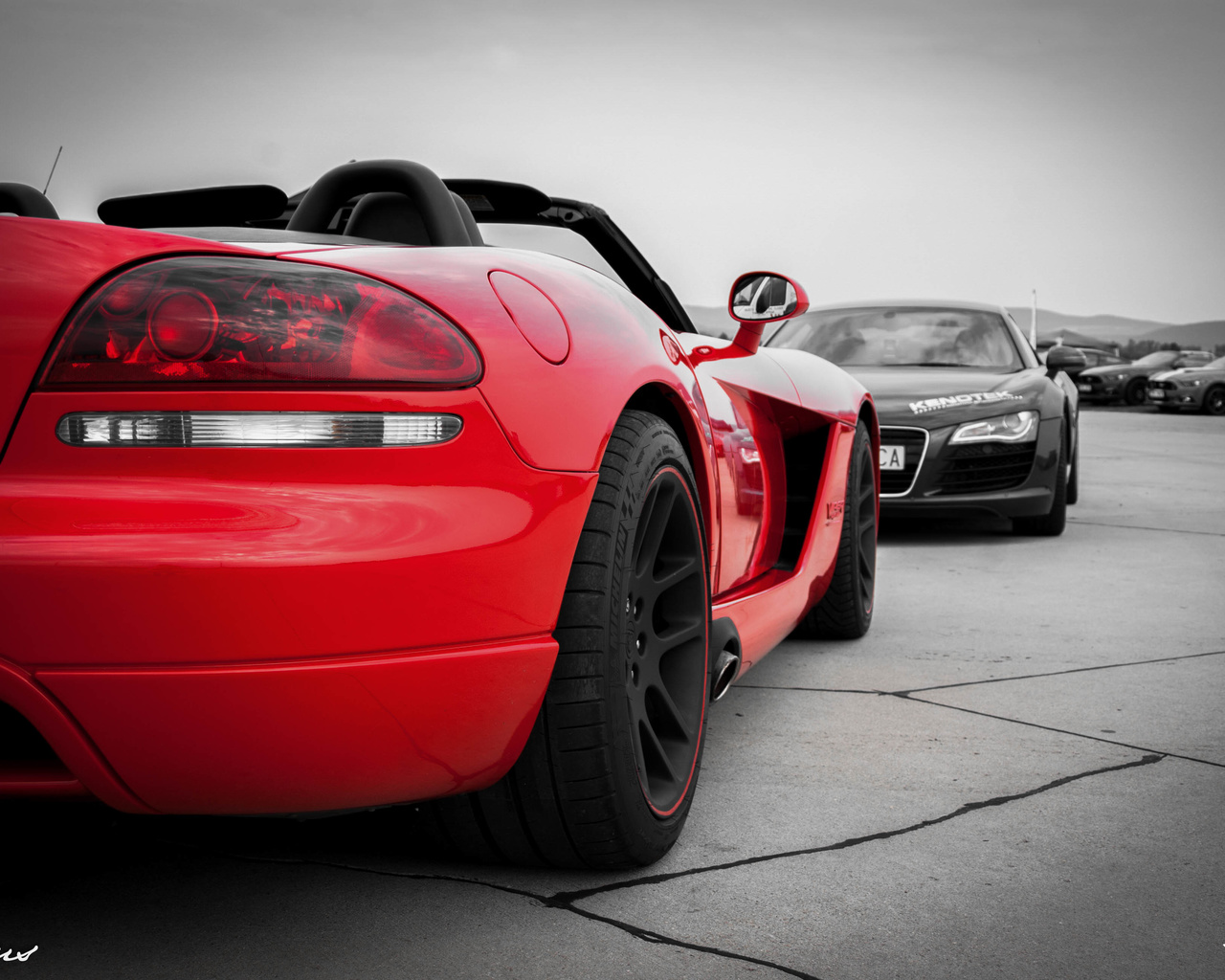 car, photo, red, black