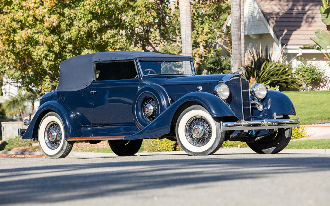 packard, victoria, eight, convertible, 1934