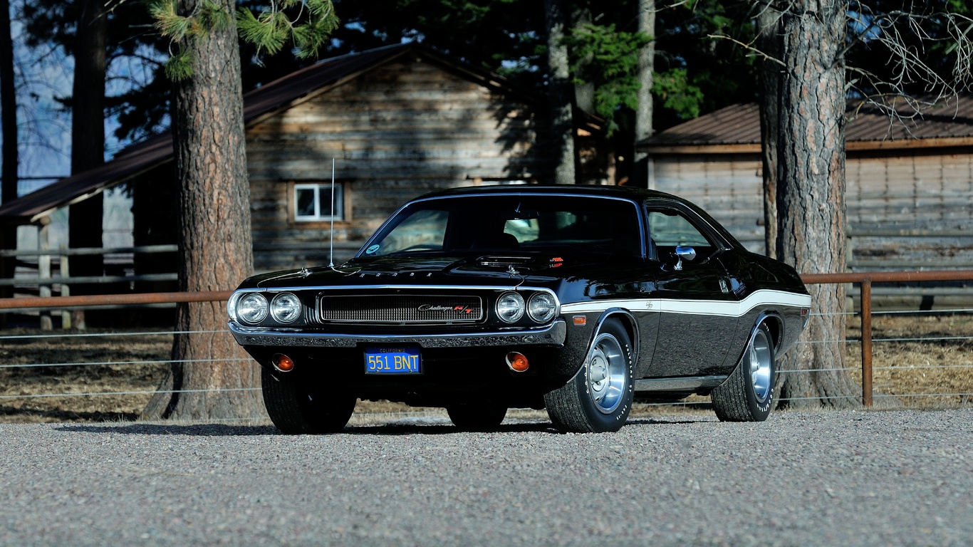 dodge, challenger, rt 440, six pack, muscle, cars, black