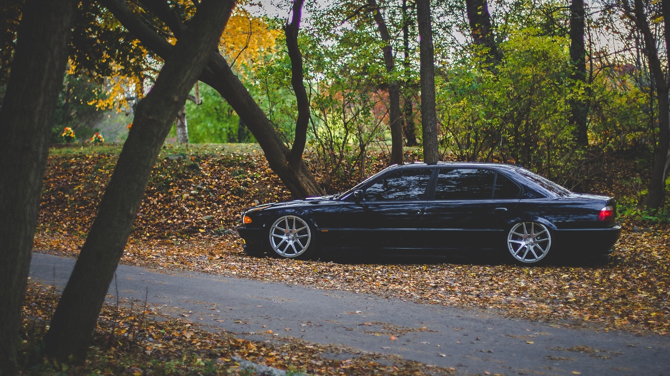 bmw, , tuning, e38, stance, 7 series, 