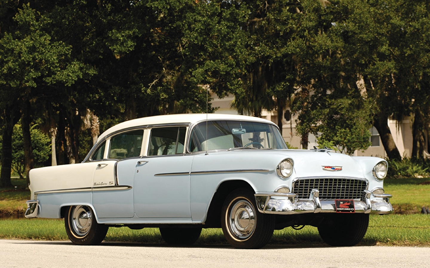 chevrolet, bel air, 1955