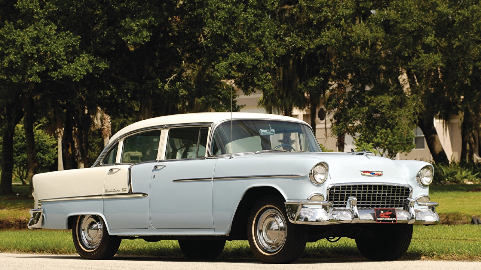 chevrolet, bel air, 1955