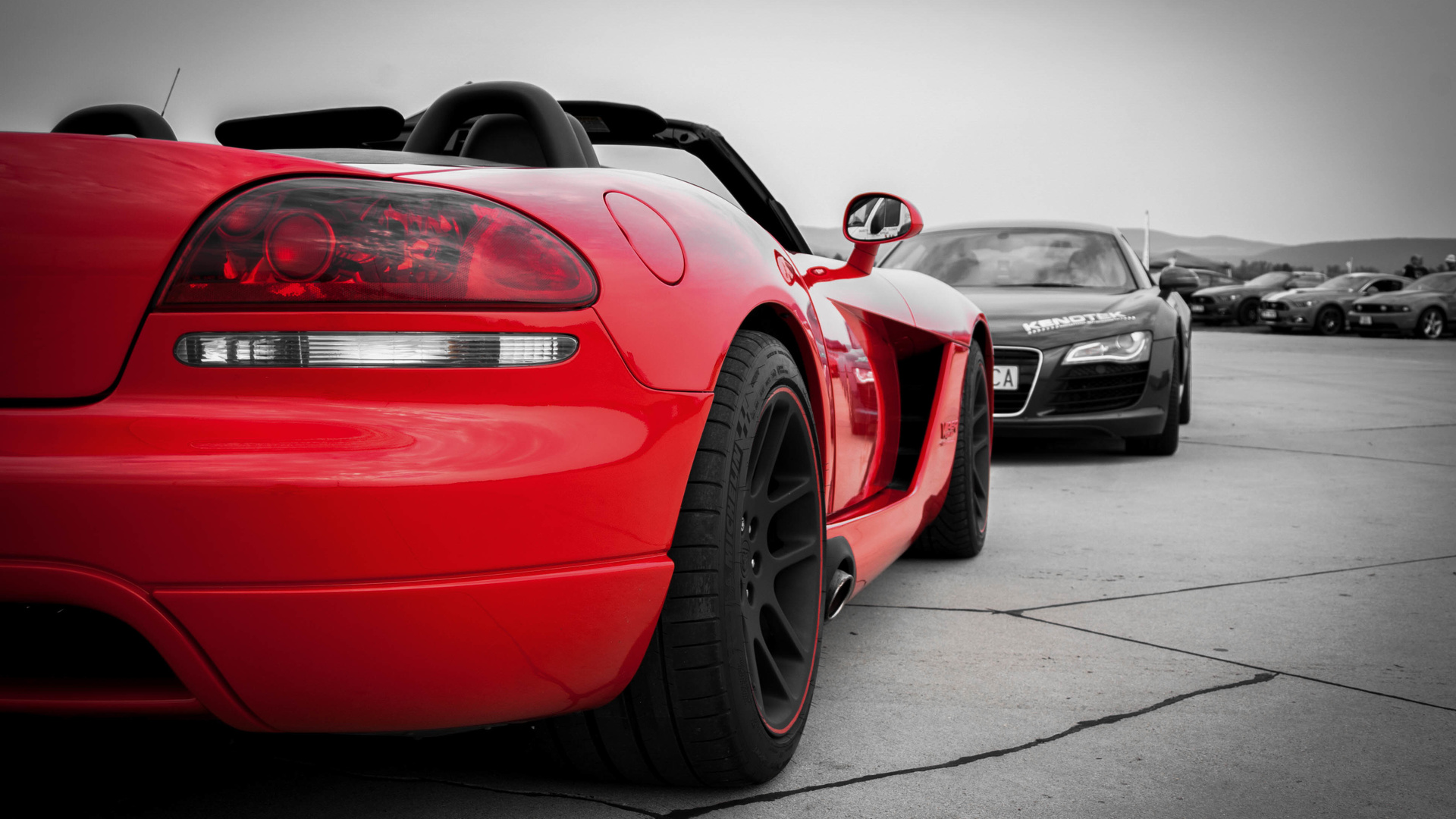 car, photo, red, black