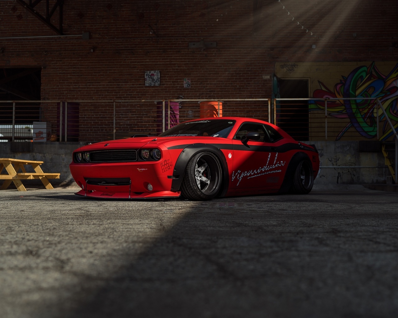 dodge, challenger, tuned