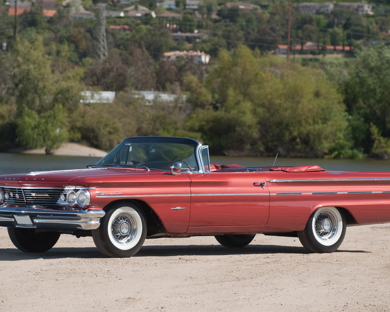 pontiac, bonnevile, convertible, 1960