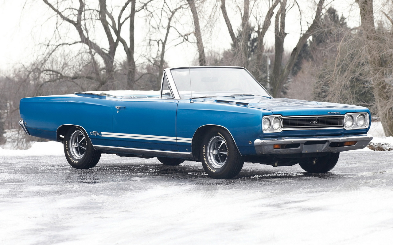 plymouth, gtx, 1968