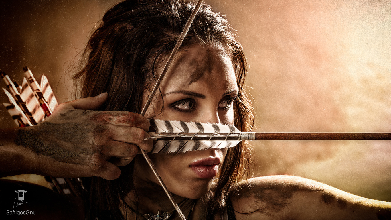 lara croft, portrait, cosplay