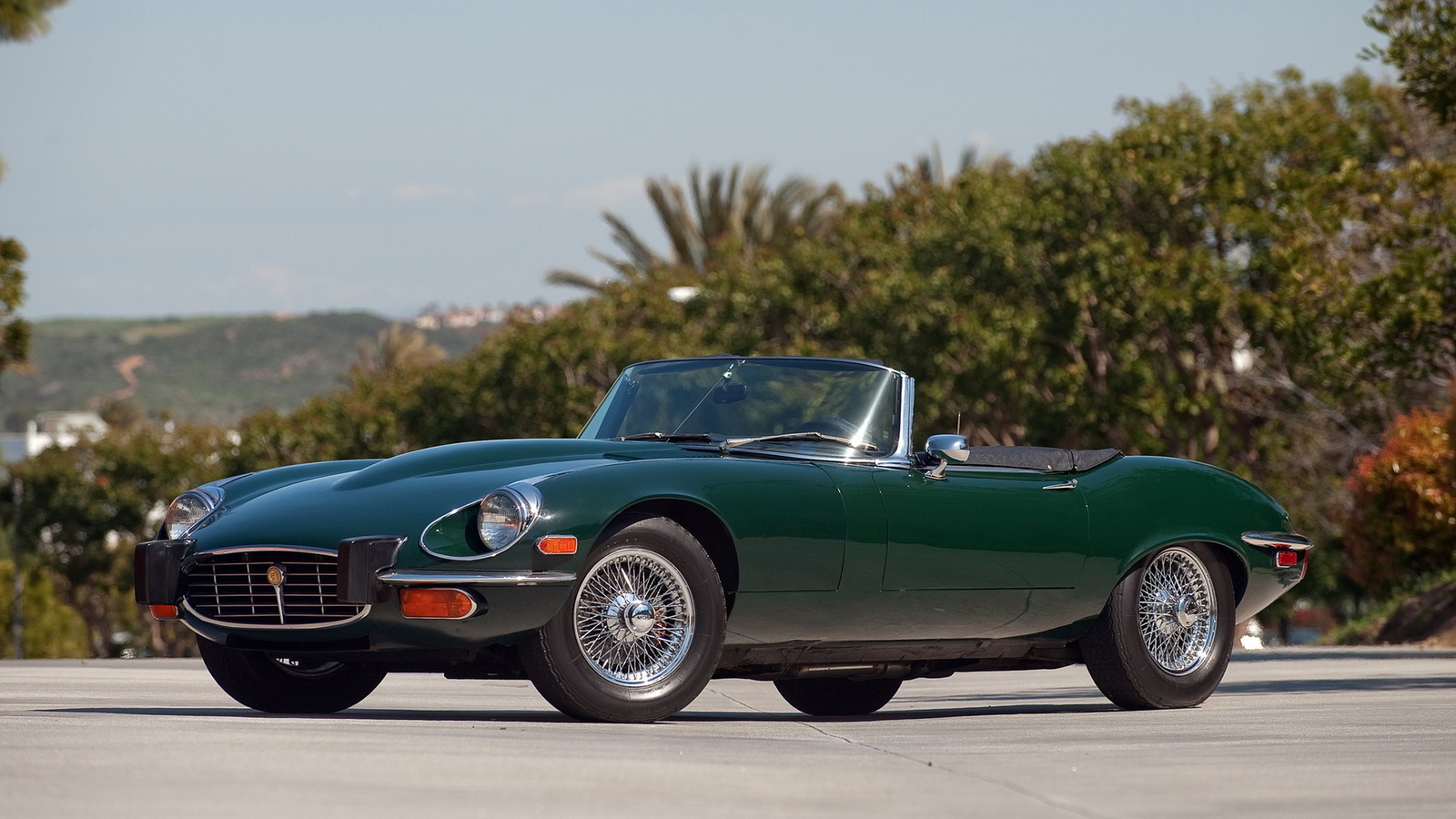 jaguar, e-type, v12, roadster, 1971