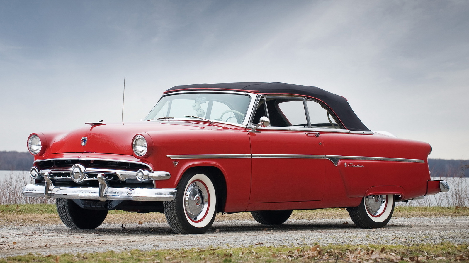 ford, crestline, sunliner, 1954