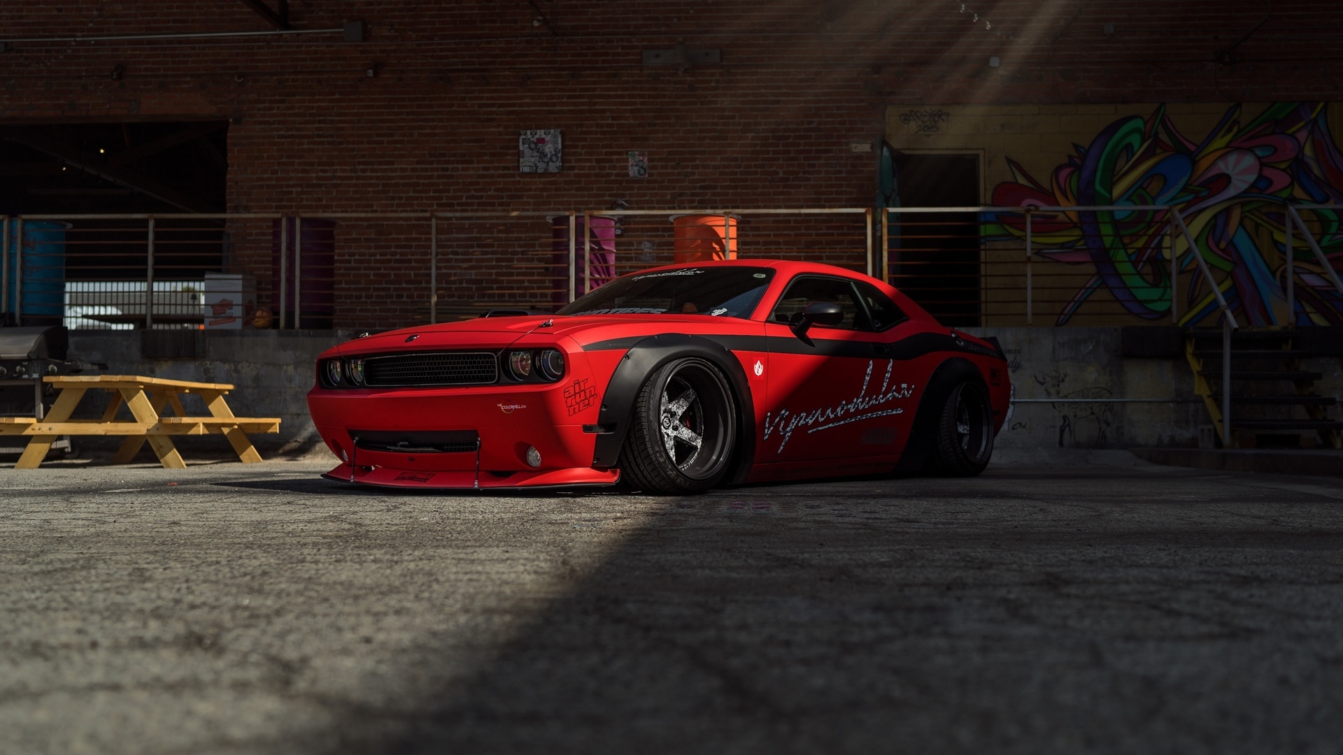 dodge, challenger, tuned