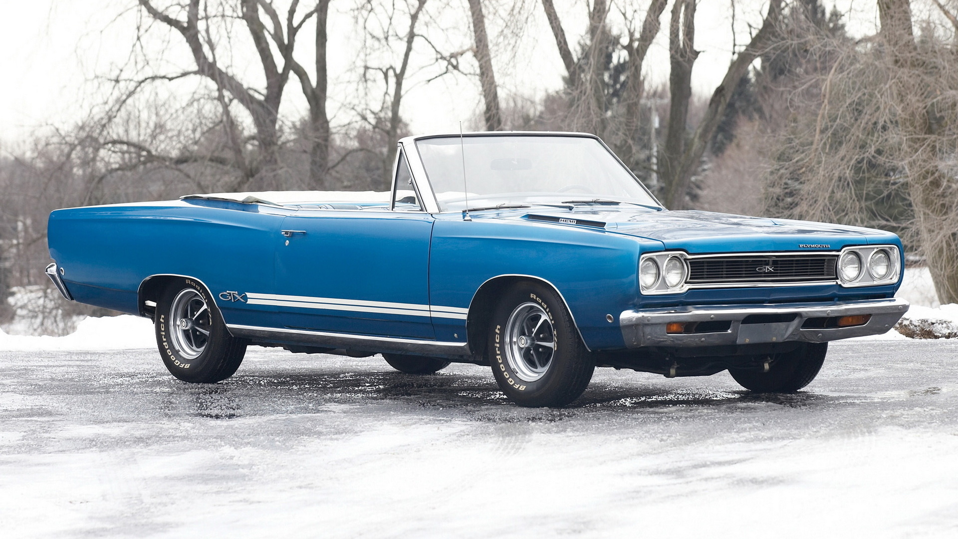 plymouth, gtx, 1968