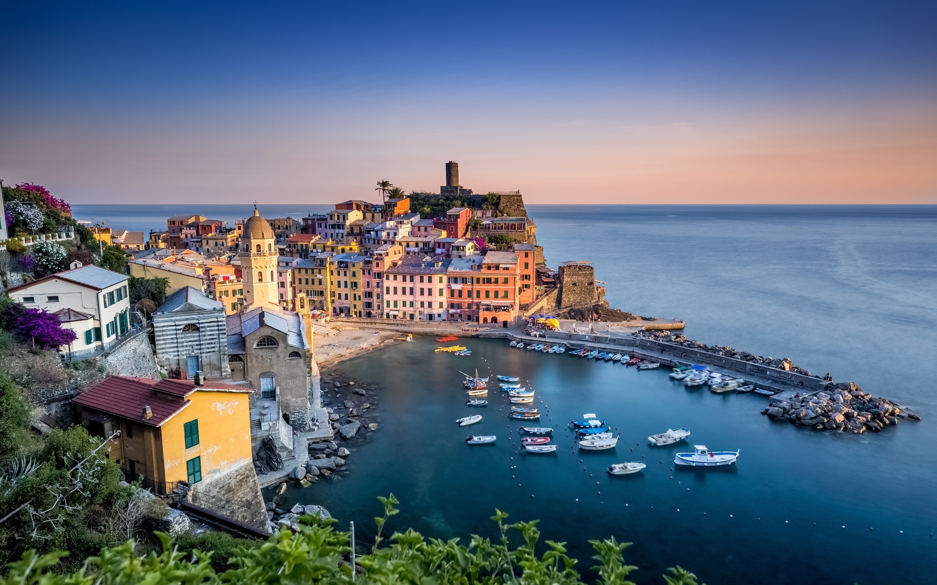 , , , -, , , , , , ,  , sea, liguria, boats, cinque terre, coast, vernazza, home, italy, building, harbour, the ligurian sea