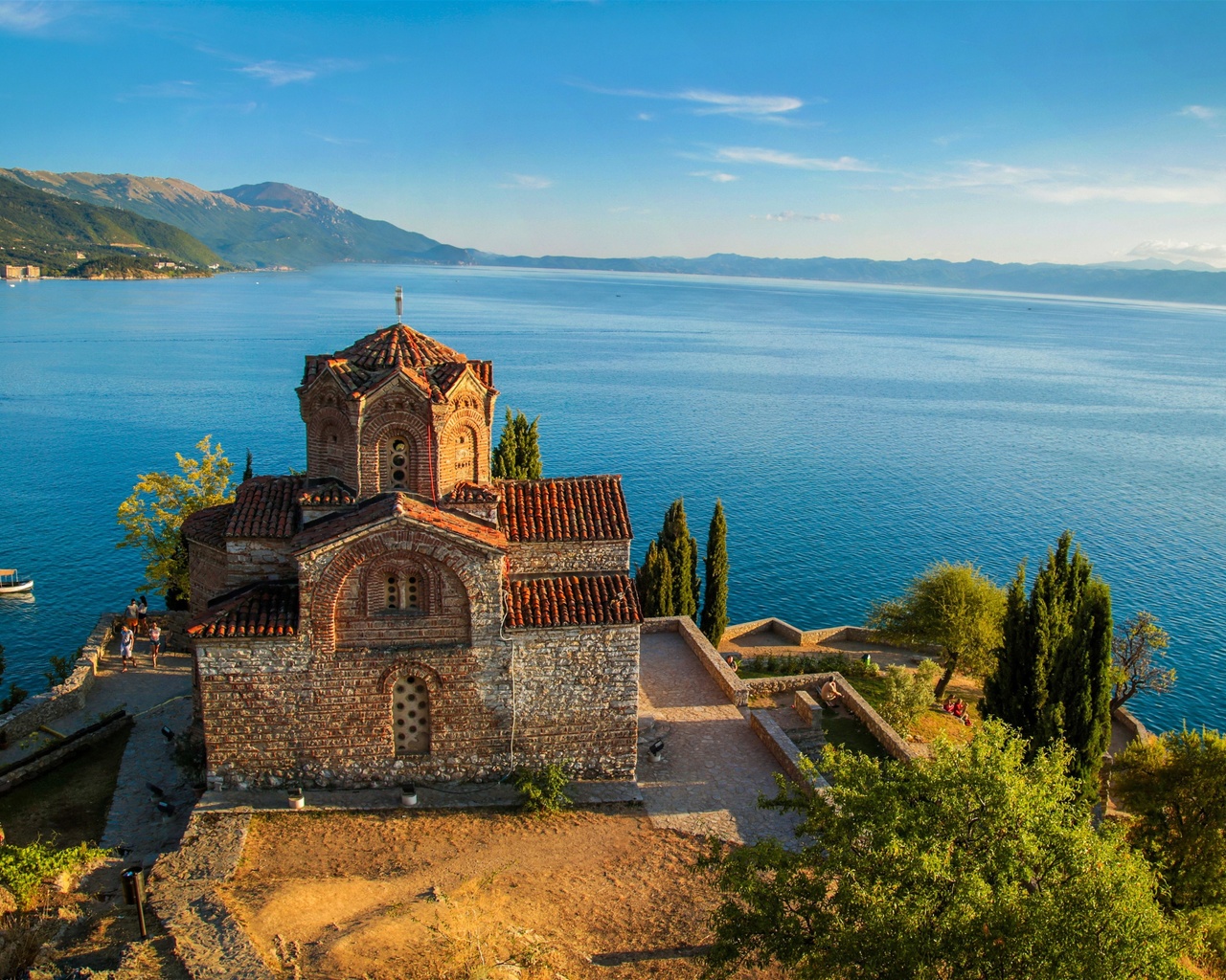 ohrid lake, macedonia, ,