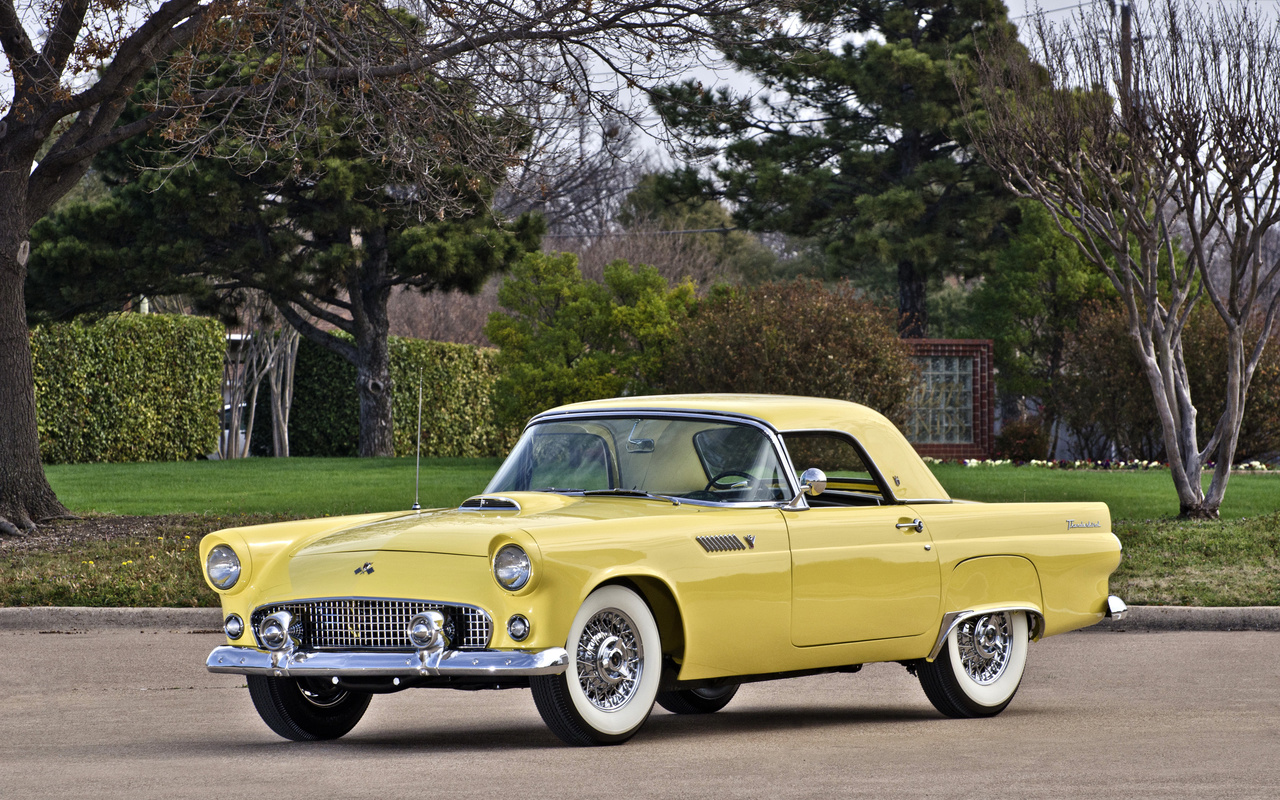 ford, thunderbird, 1956