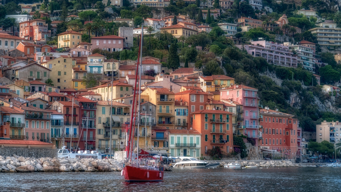 , , , , french riviera, villefranche-sur-mer, hdr, 