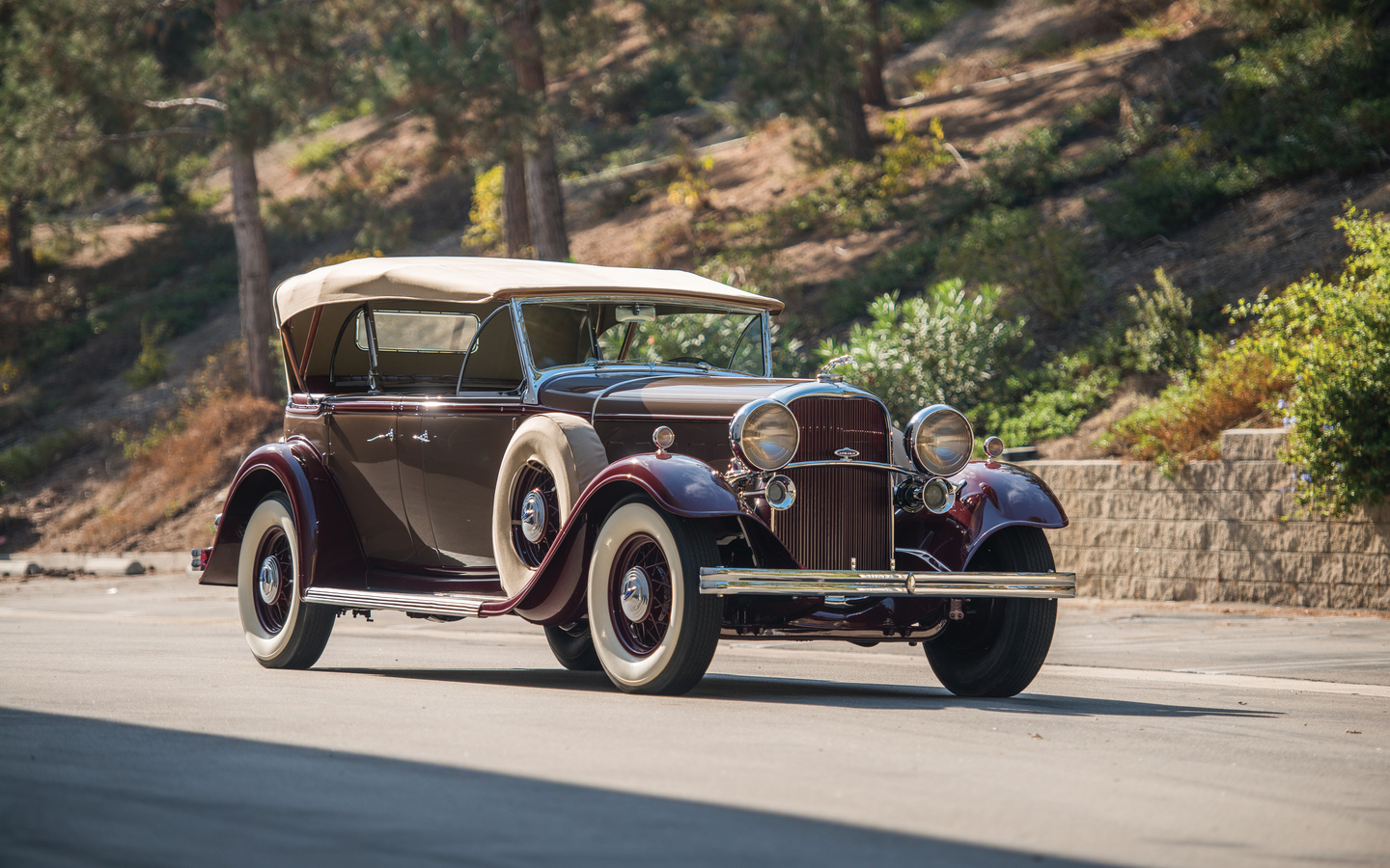 lincoln, retro, 1932, model kb, sport phaeton