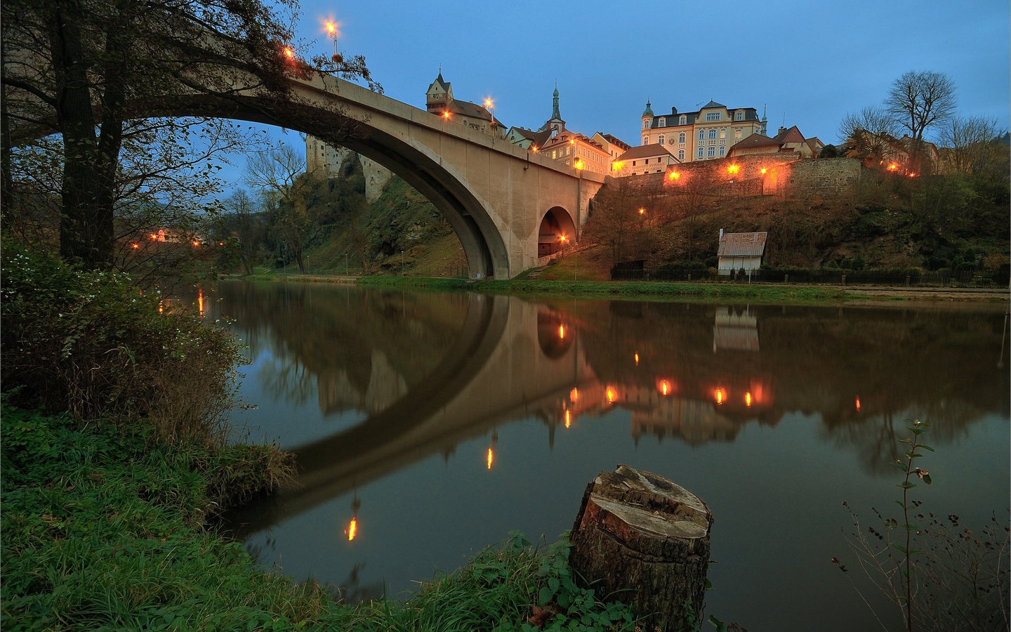 loket, ohre river, czech republic, , , , , , 