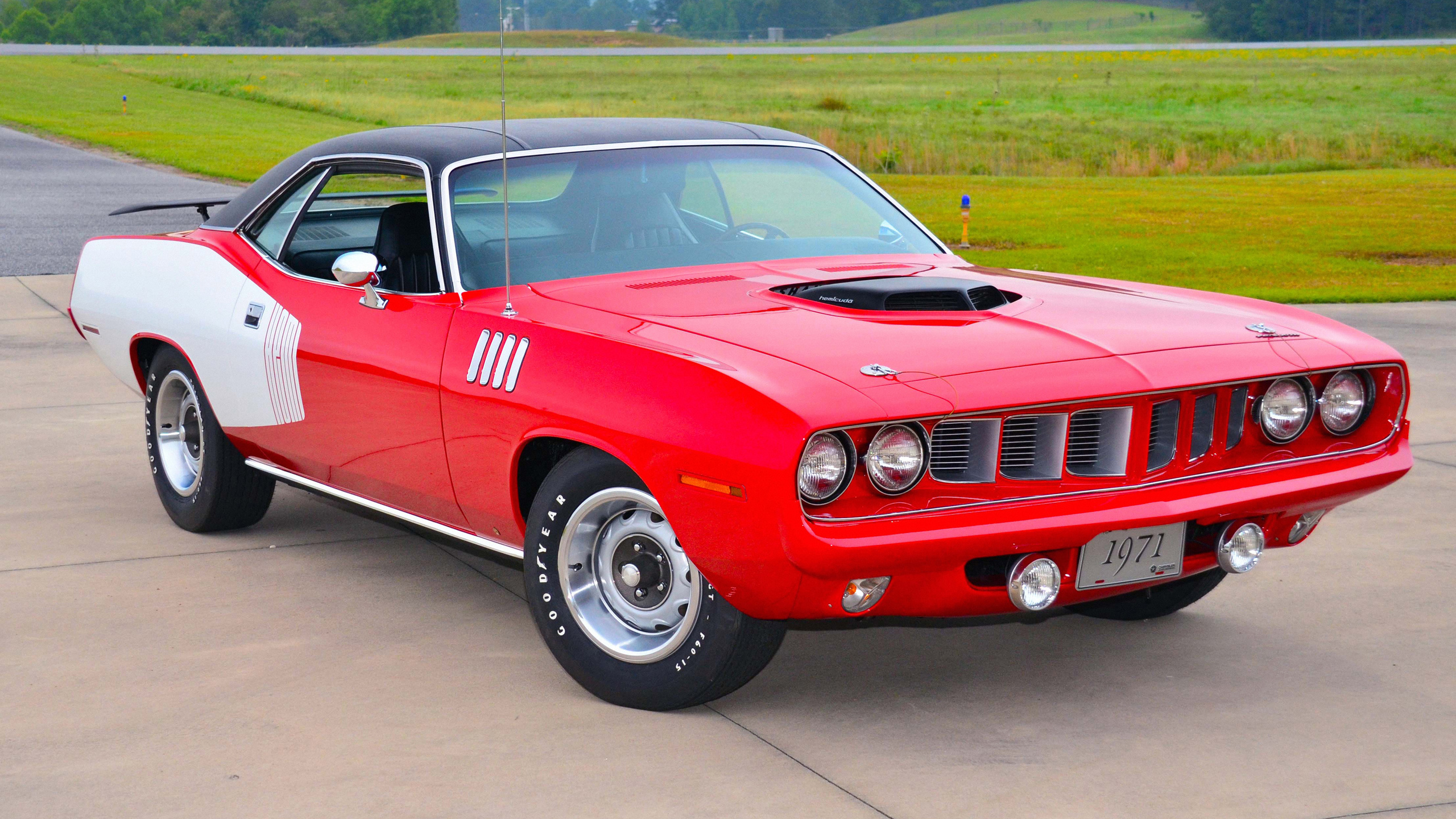 plymouth, cuda, 1970, retro