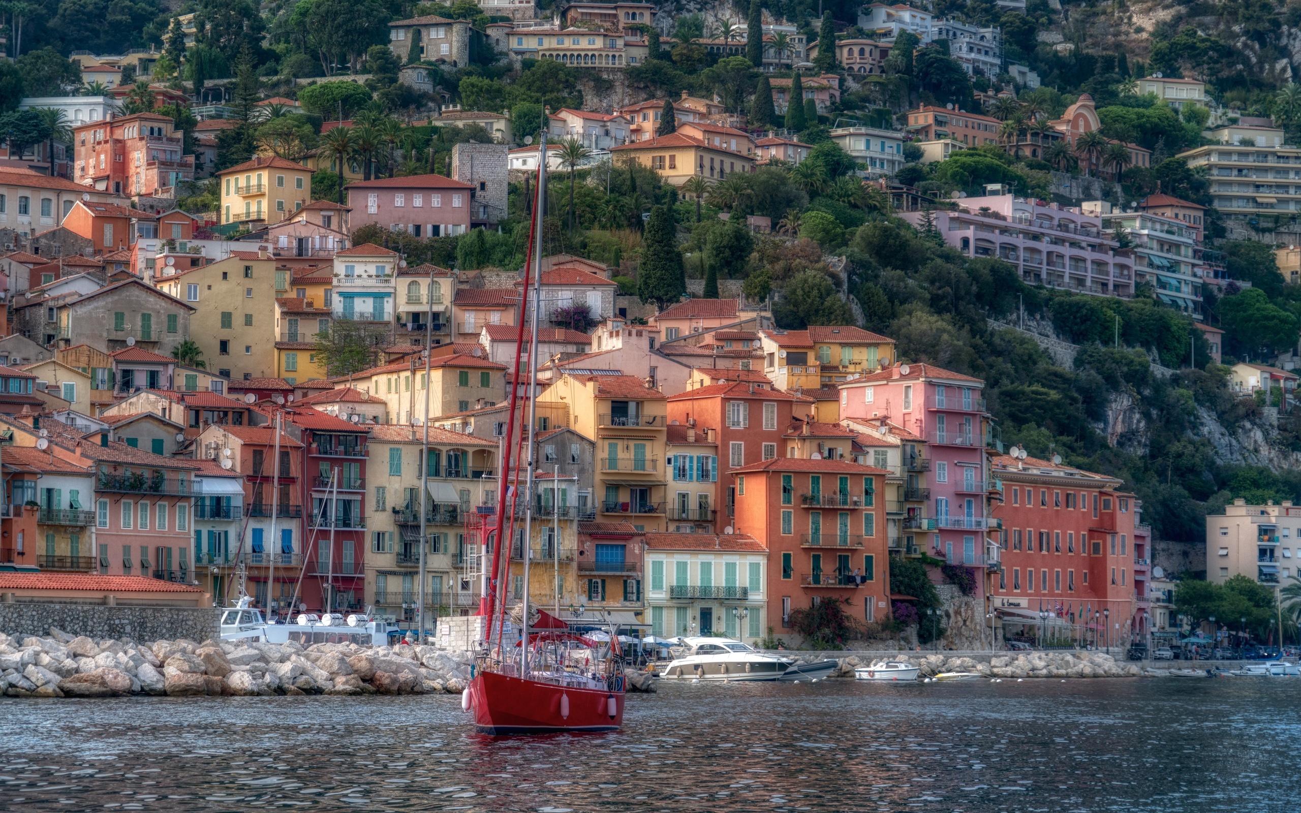 , , , , french riviera, villefranche-sur-mer, hdr, 