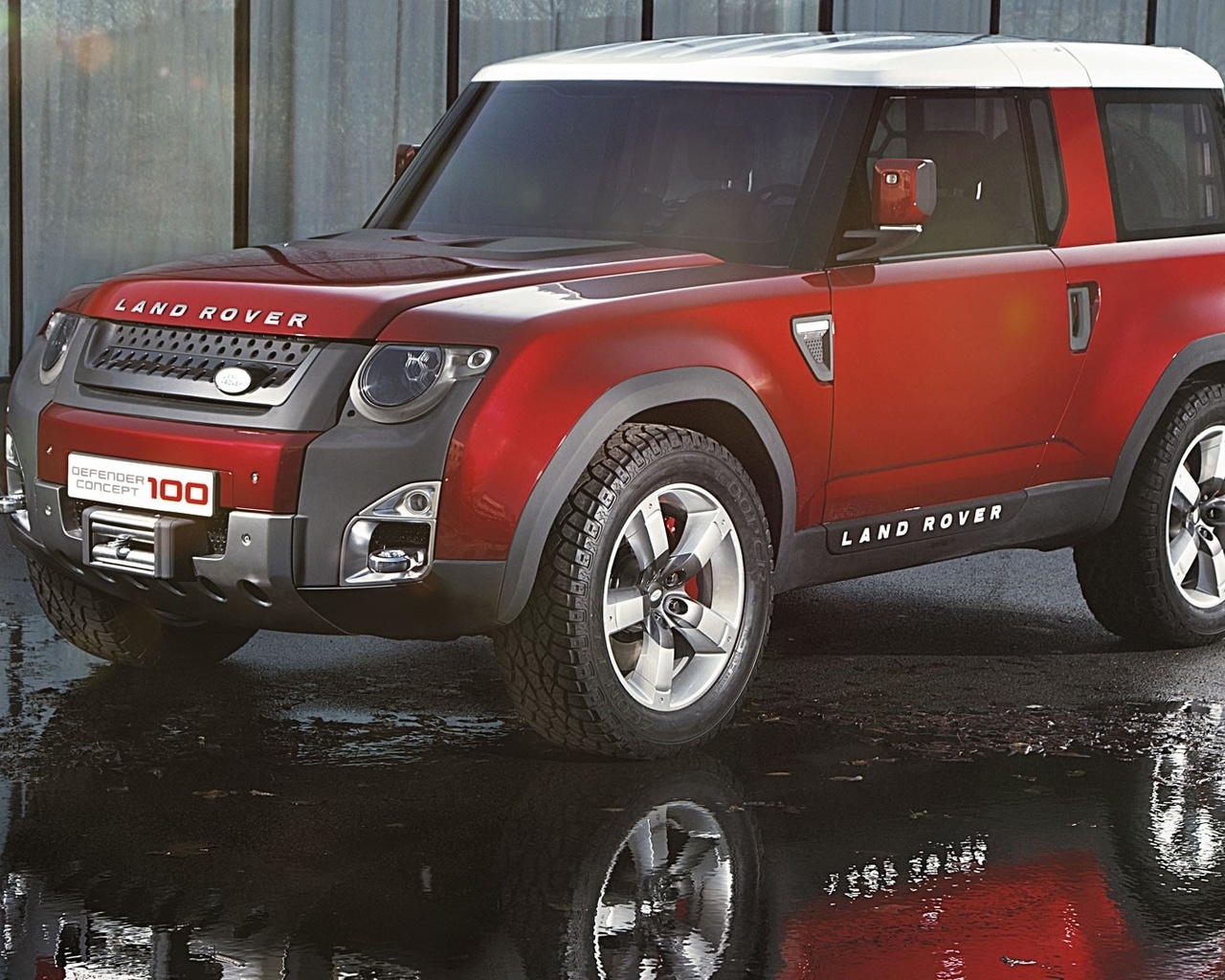 land rover dc100, concept cars, red cars